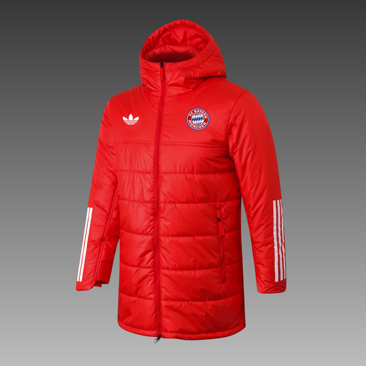 Bayern Munich Red Puffer Jacket 