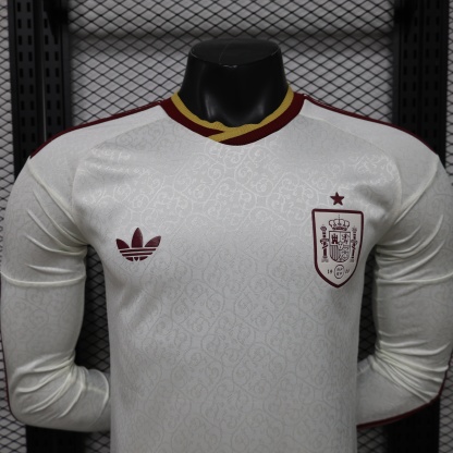 2026 World Cup Spain Away Long Sleeve Jersey