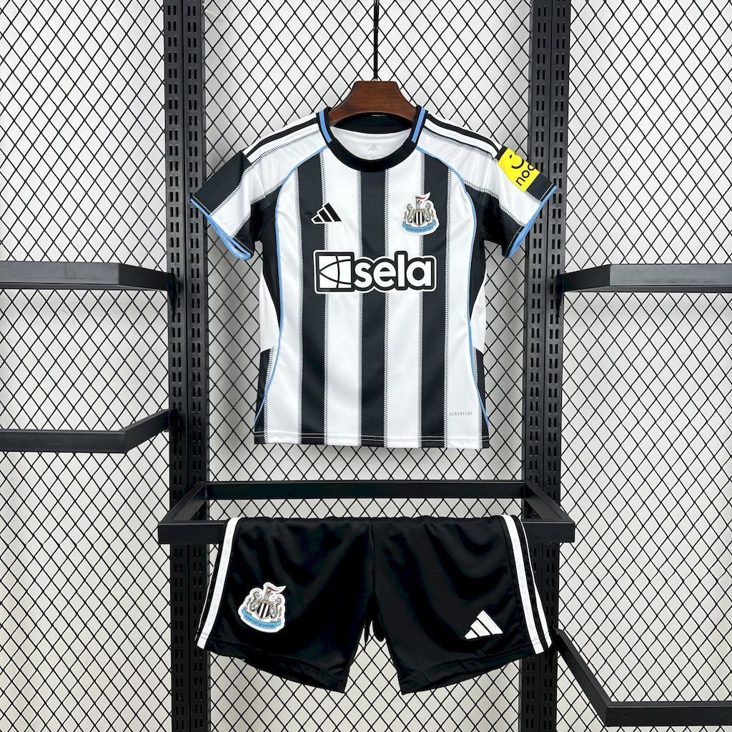 25-26 Newcastle United Home Kids Jersey