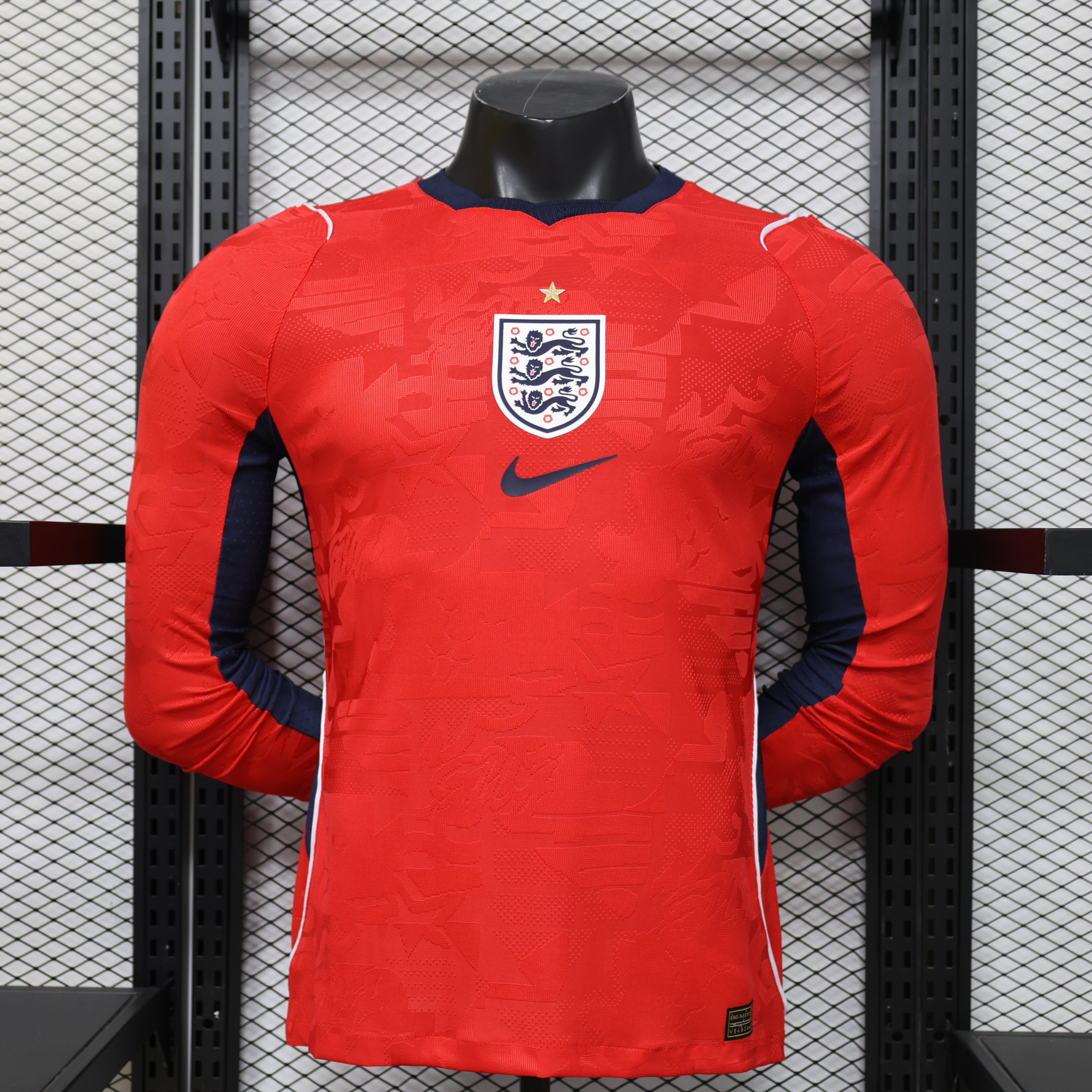 2026 World Cup England Away Long Sleeve Jersey