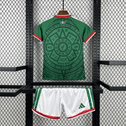 2026 World Cup Mexico Home Kids Jersey