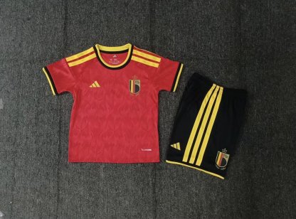 2026 World Cup Belgium Home Kids Jersey