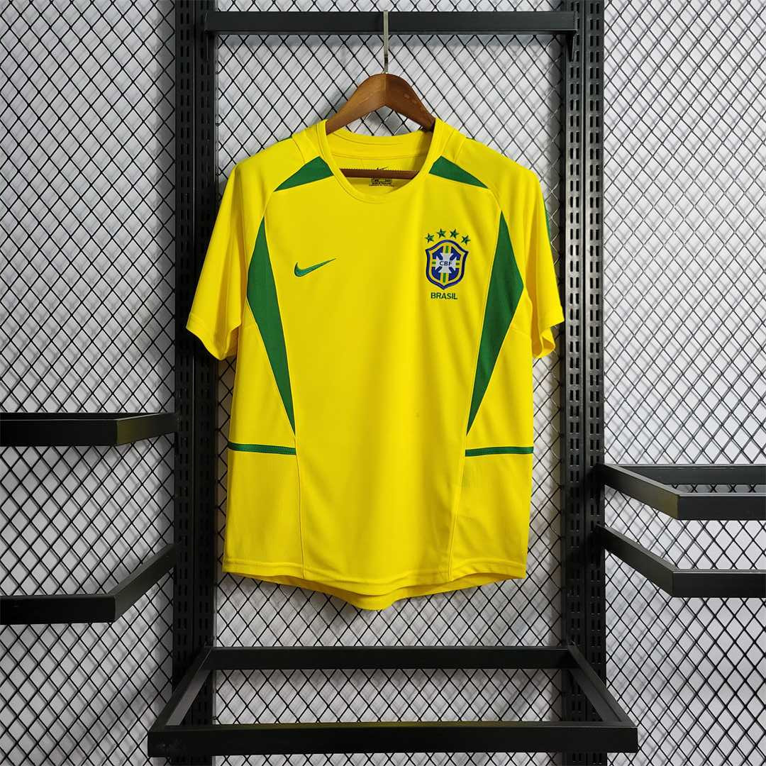 2002 Brazil Home Retro Jersey
