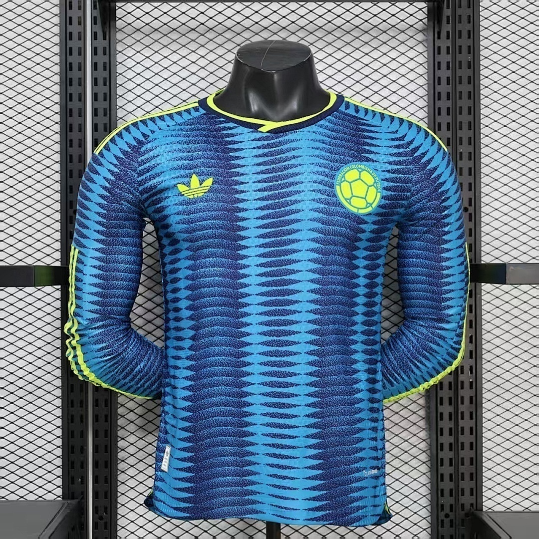 2026 World Cup Colombia Away Long Sleeve Jersey