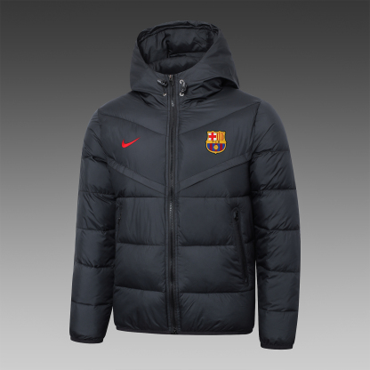 Barcelona Black Puffer Jacket