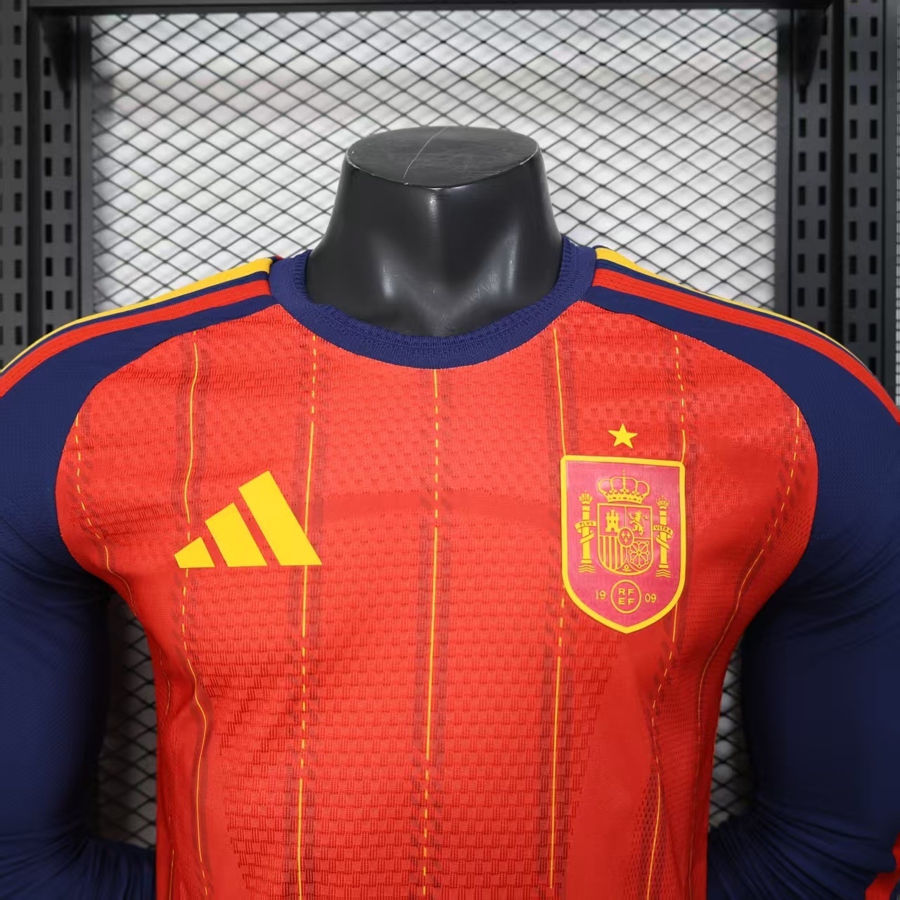 2026 World Cup Spain Home Long Sleeve Jersey