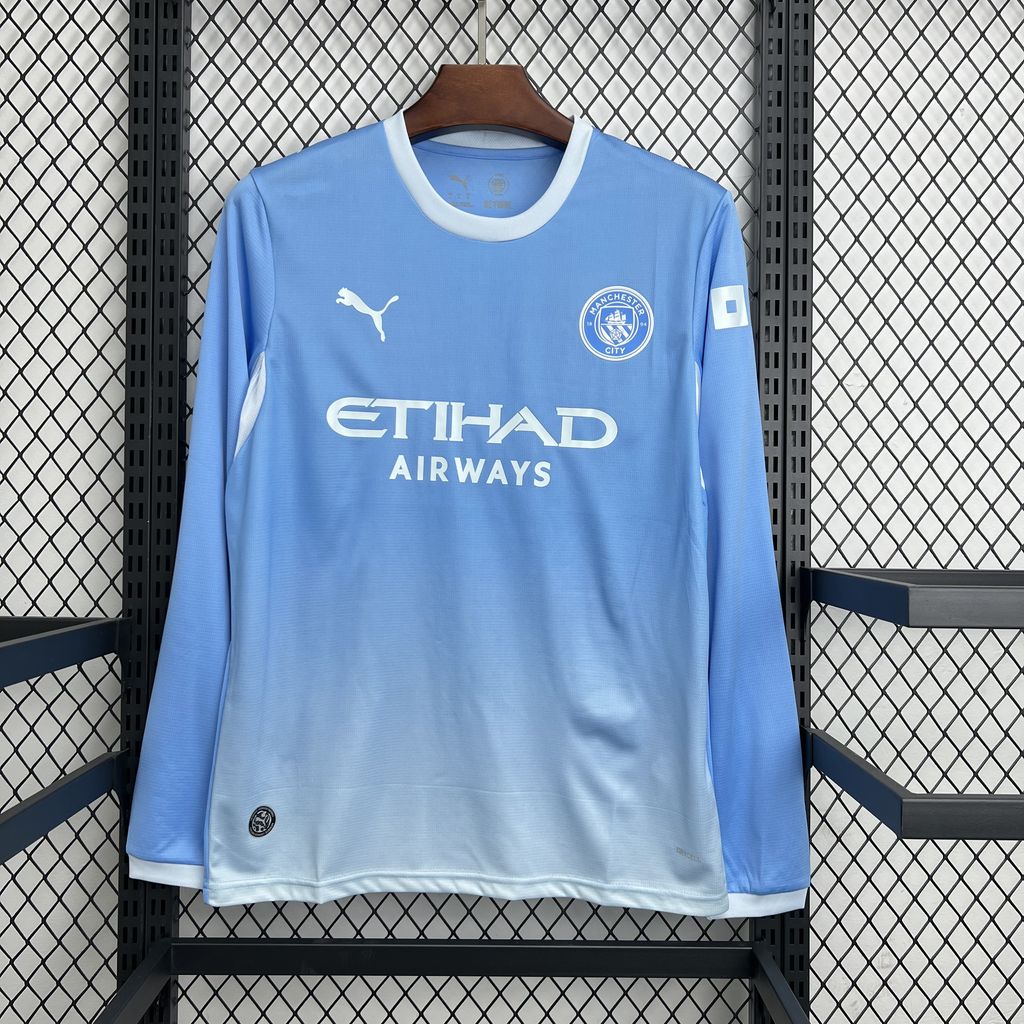 2026-27 Manchester City Home Long Sleeve Jersey
