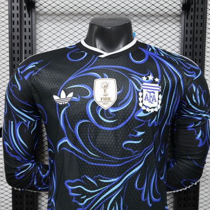 2026 World Cup Argentina Away Long Sleeve Jersey