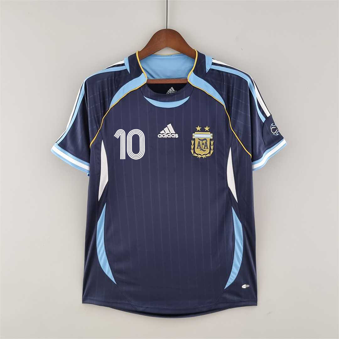 2006 Argentina World Cup Away Retro Jersey
