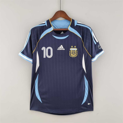 2006 Argentina World Cup Away Retro Jersey