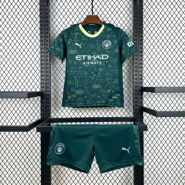 2025-26 Manchester City Fourth Kids Jersey