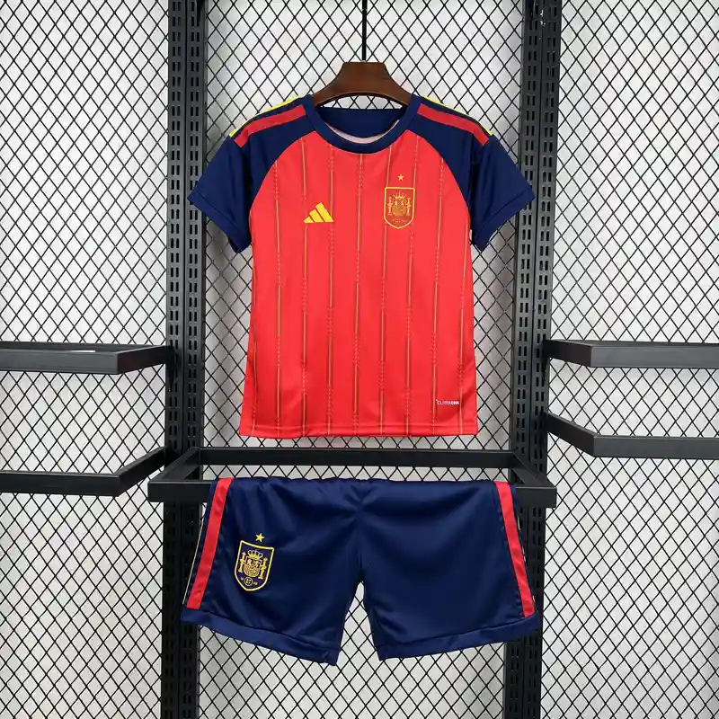 2026 World Cup Spain Home Kids Jersey
