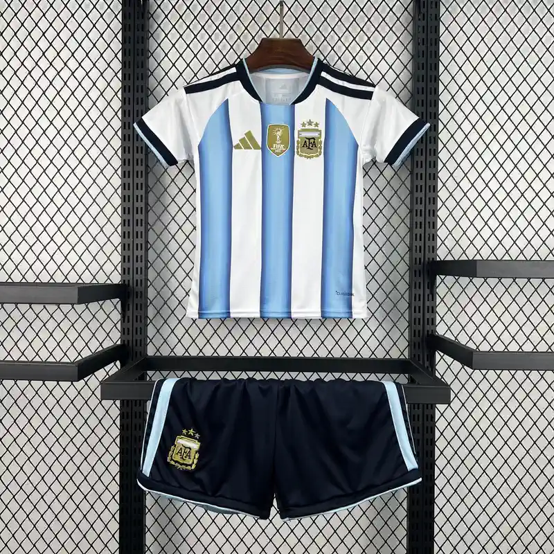 2026 World Cup Argentina Home Kids Jersey