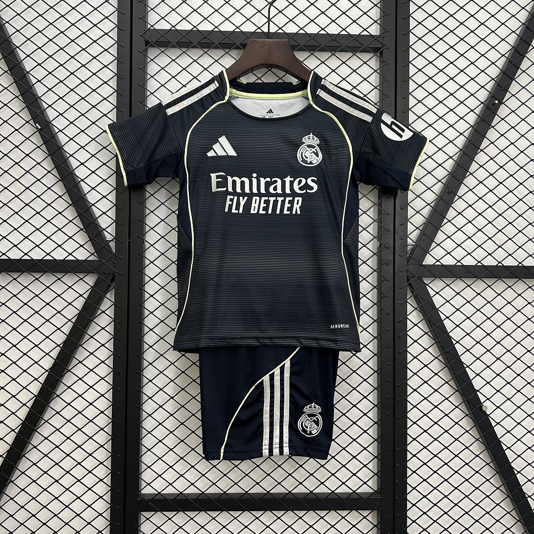 25-26 Real Madrid Away Kids Jersey