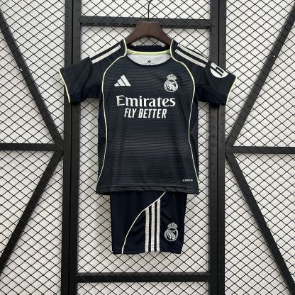 25-26 Real Madrid Away Kids Jersey