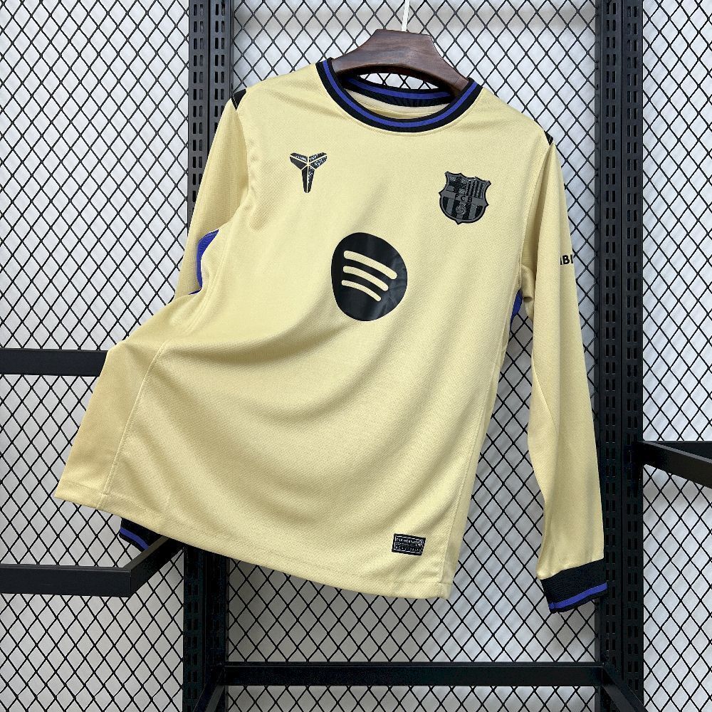 25-26 Barcelona Away Long Sleeve Jersey