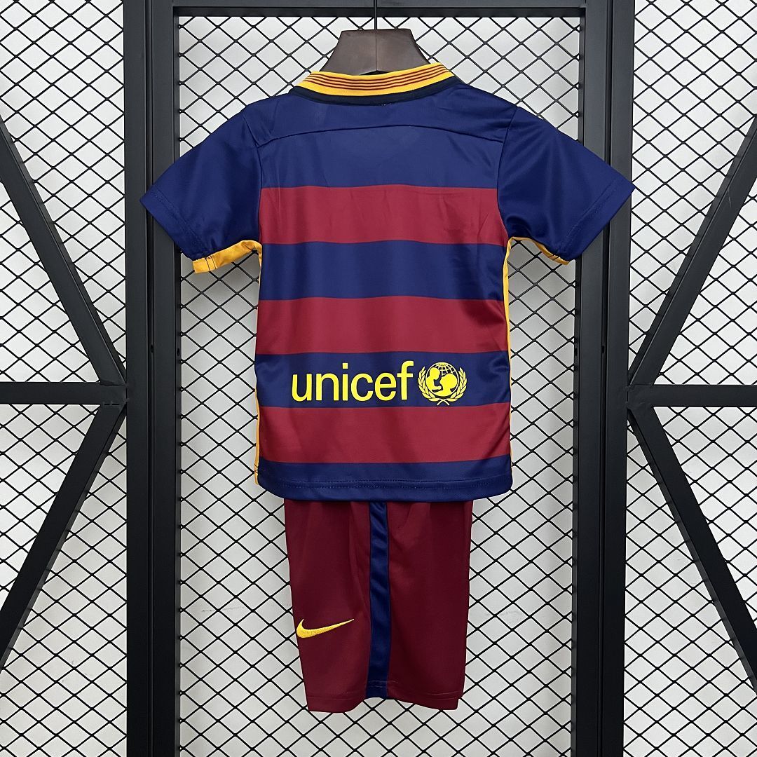15-16 Barcelona Home Retro Kids Jersey