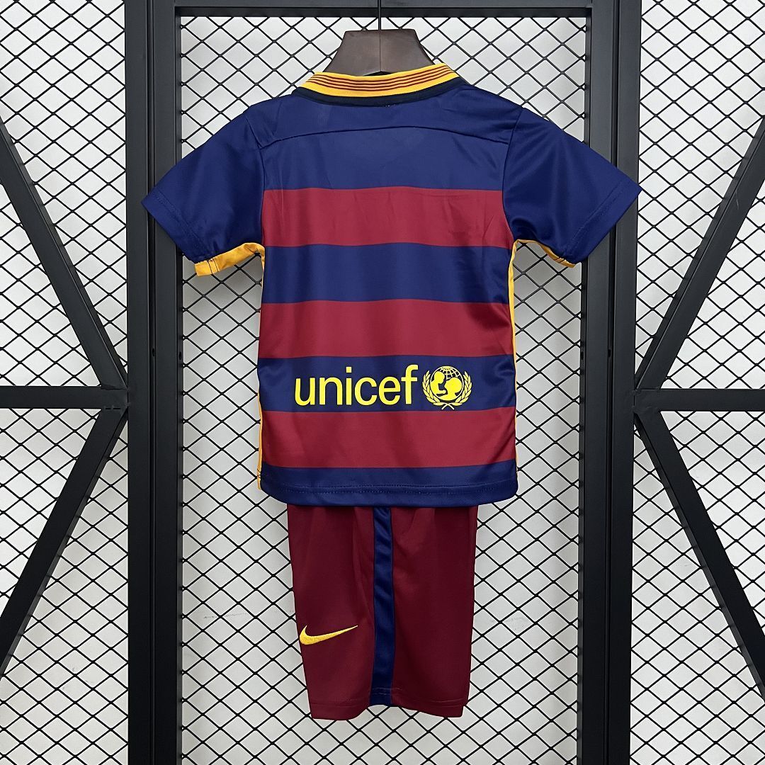 15-16 Barcelona Home Retro Kids Jersey