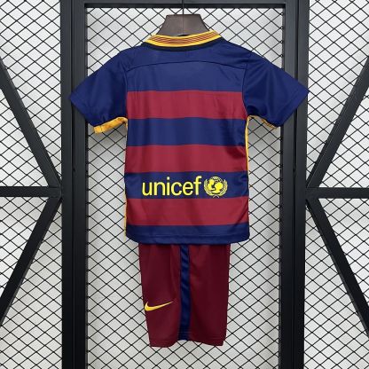 15-16 Barcelona Home Retro Kids Jersey