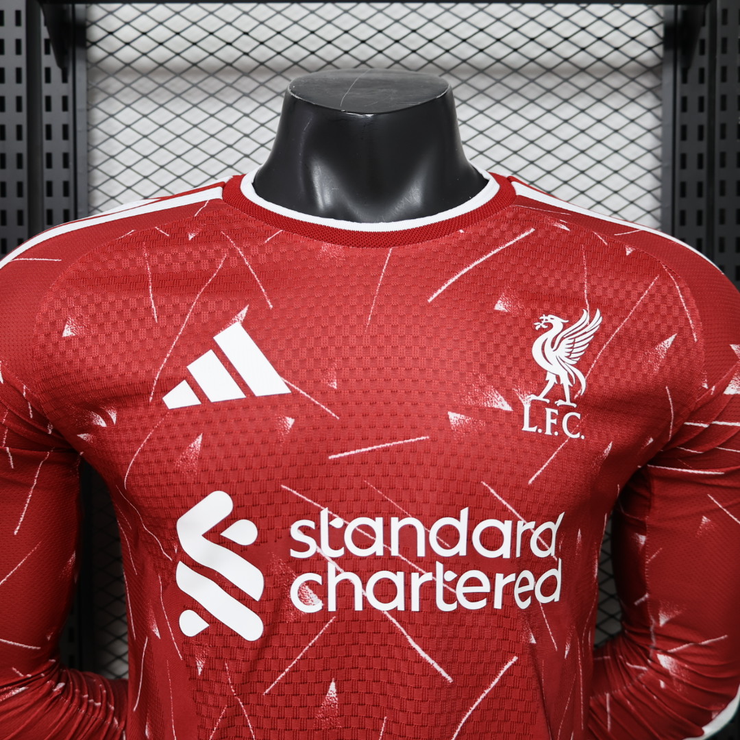 2026-27 Liverpool Home Long Sleeve Jersey