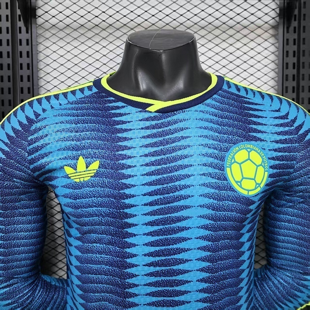 2026 World Cup Colombia Away Long Sleeve Jersey