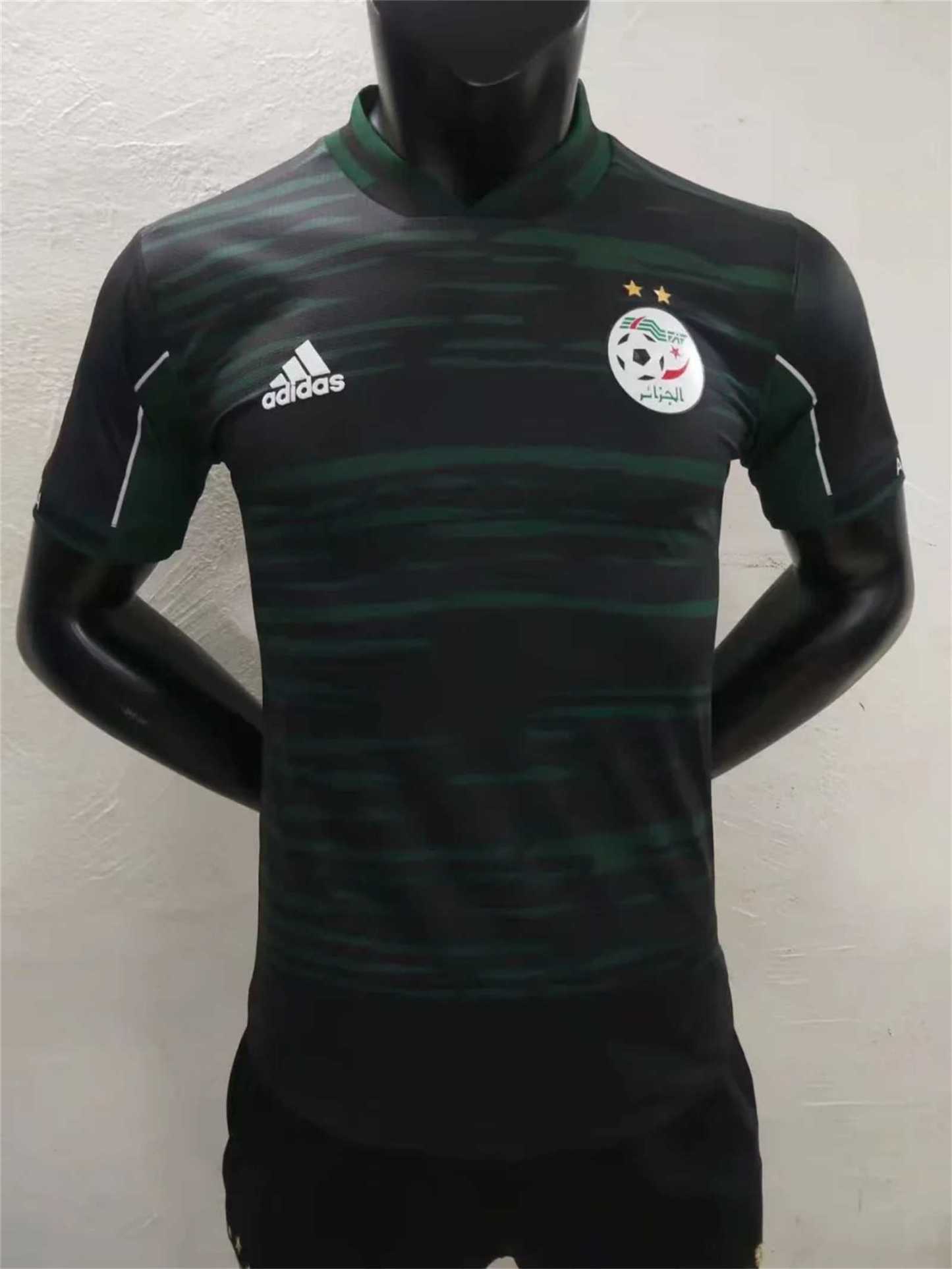 22 Algeria blackgreen Players Edition Jersey