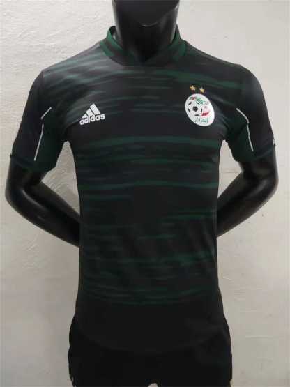 22 Algeria blackgreen Players Edition Jersey