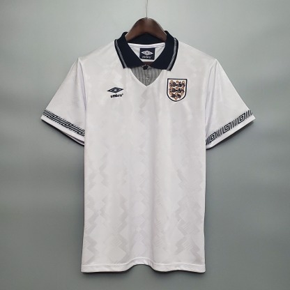 90/91 England Home Retro Jersey