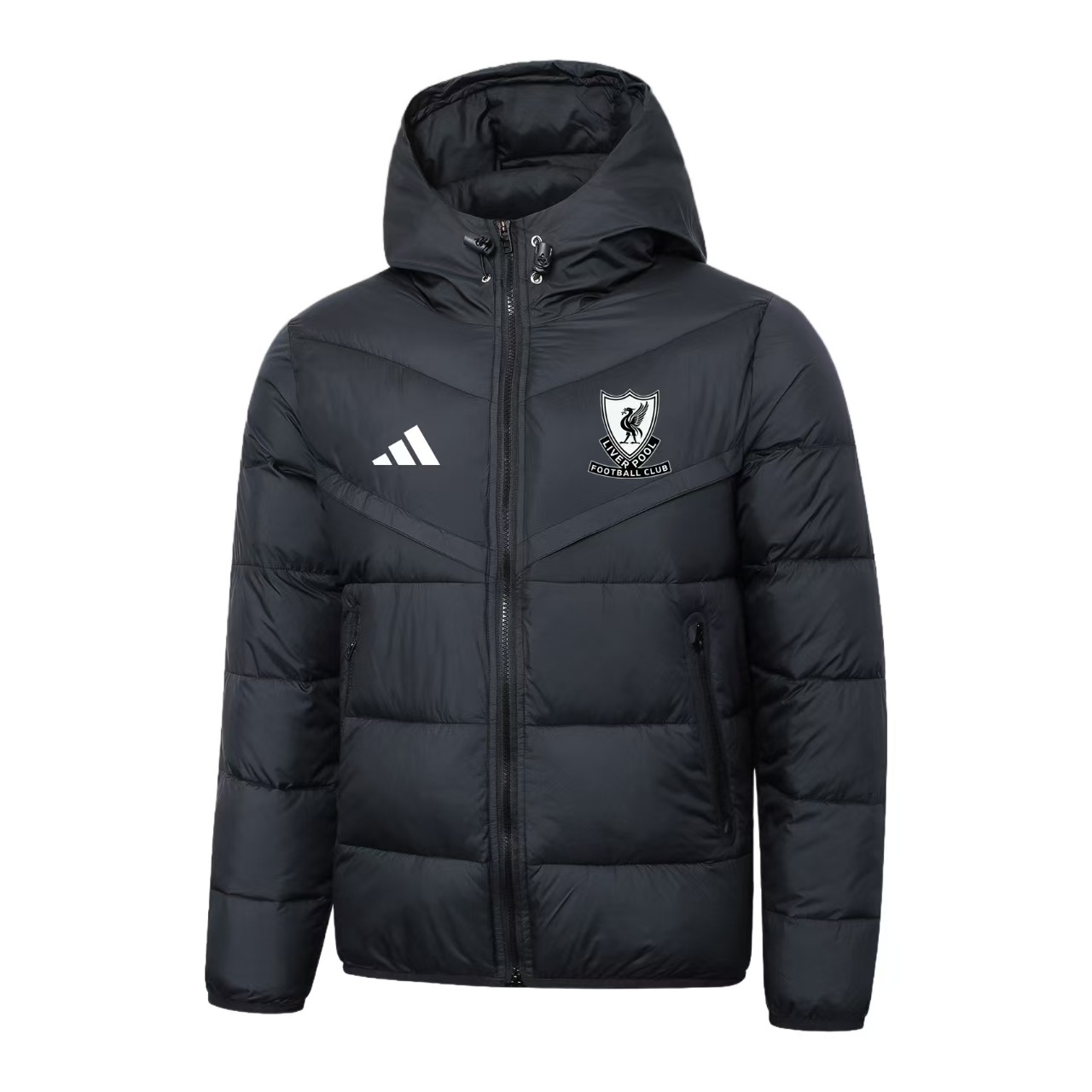 Liverpool Black/White Puffer Jacket