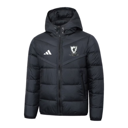 Liverpool Black/White Puffer Jacket