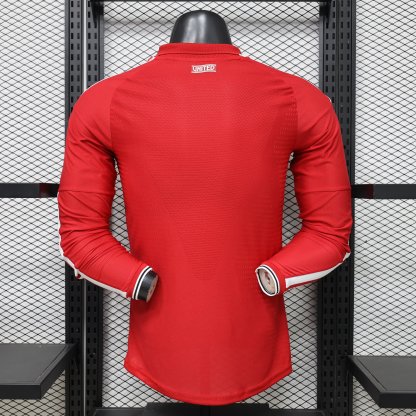 2026-27 Manchester United Home Long Sleeve Jersey
