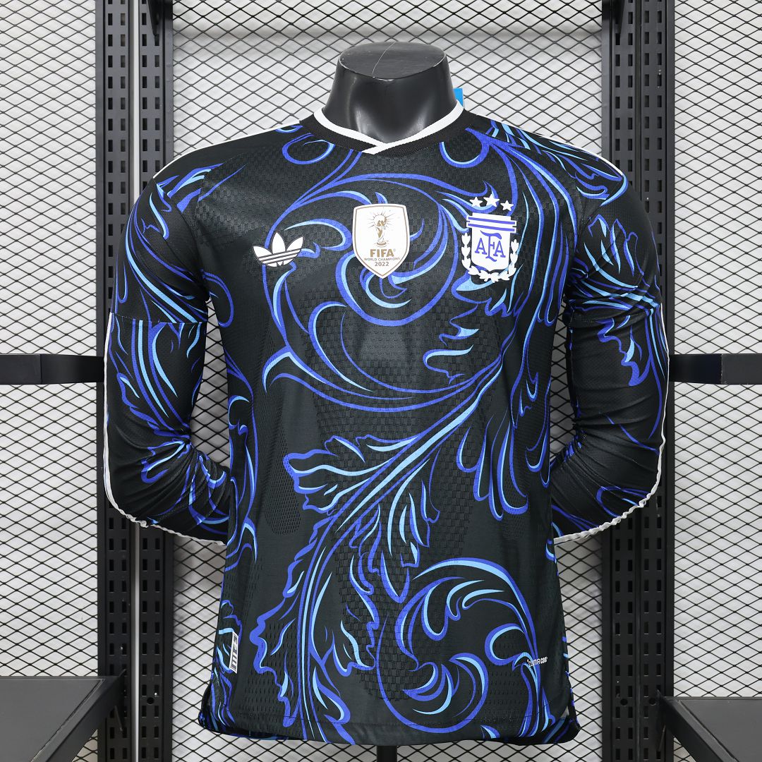 2026 World Cup Argentina Away Long Sleeve Jersey