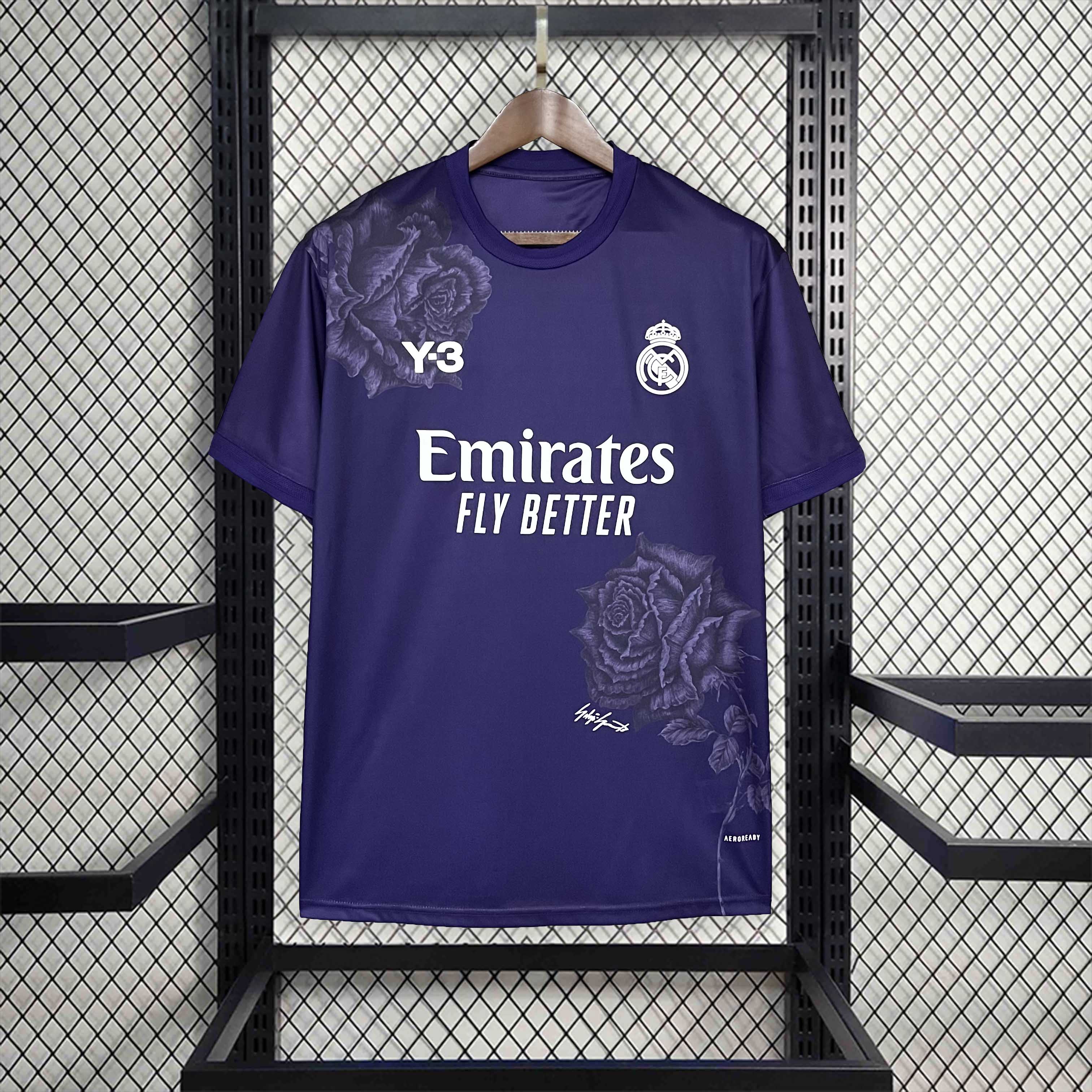 24/25 Real Madrid Y-3 Purple player and Fan version