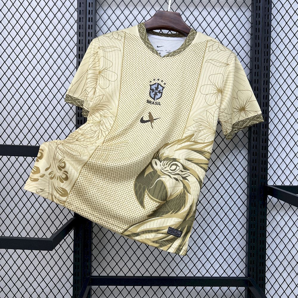 2026 Brazil Arara Real Special Edition Gold Jersey
