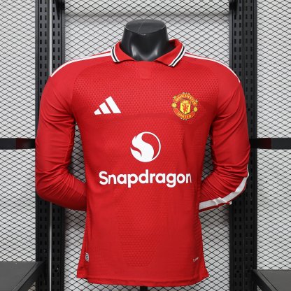 2026-27 Manchester United Home Long Sleeve Jersey