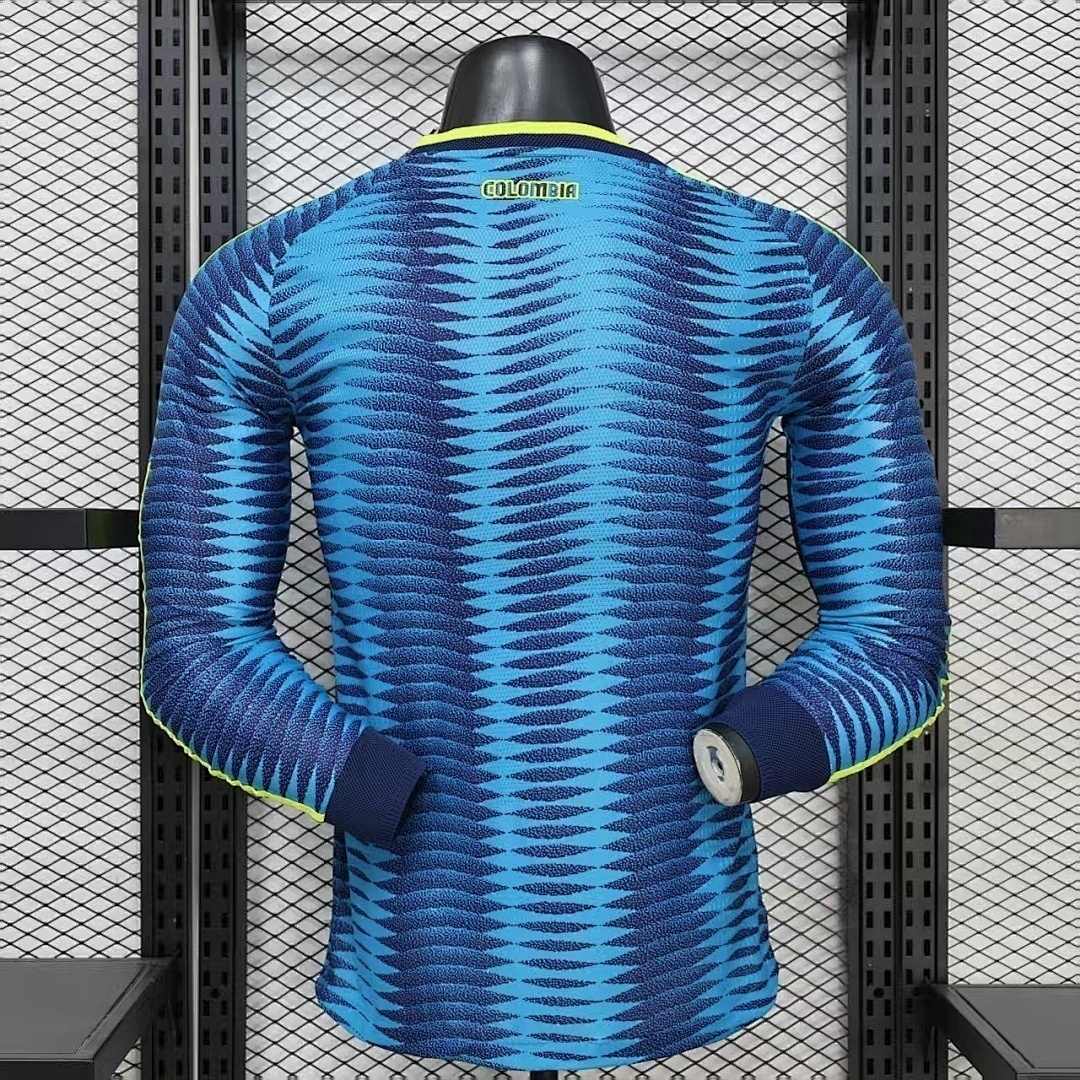 2026 World Cup Colombia Away Long Sleeve Jersey