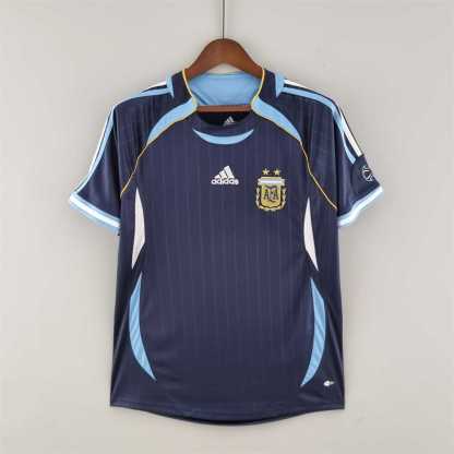 2006 Argentina World Cup Away Retro Jersey