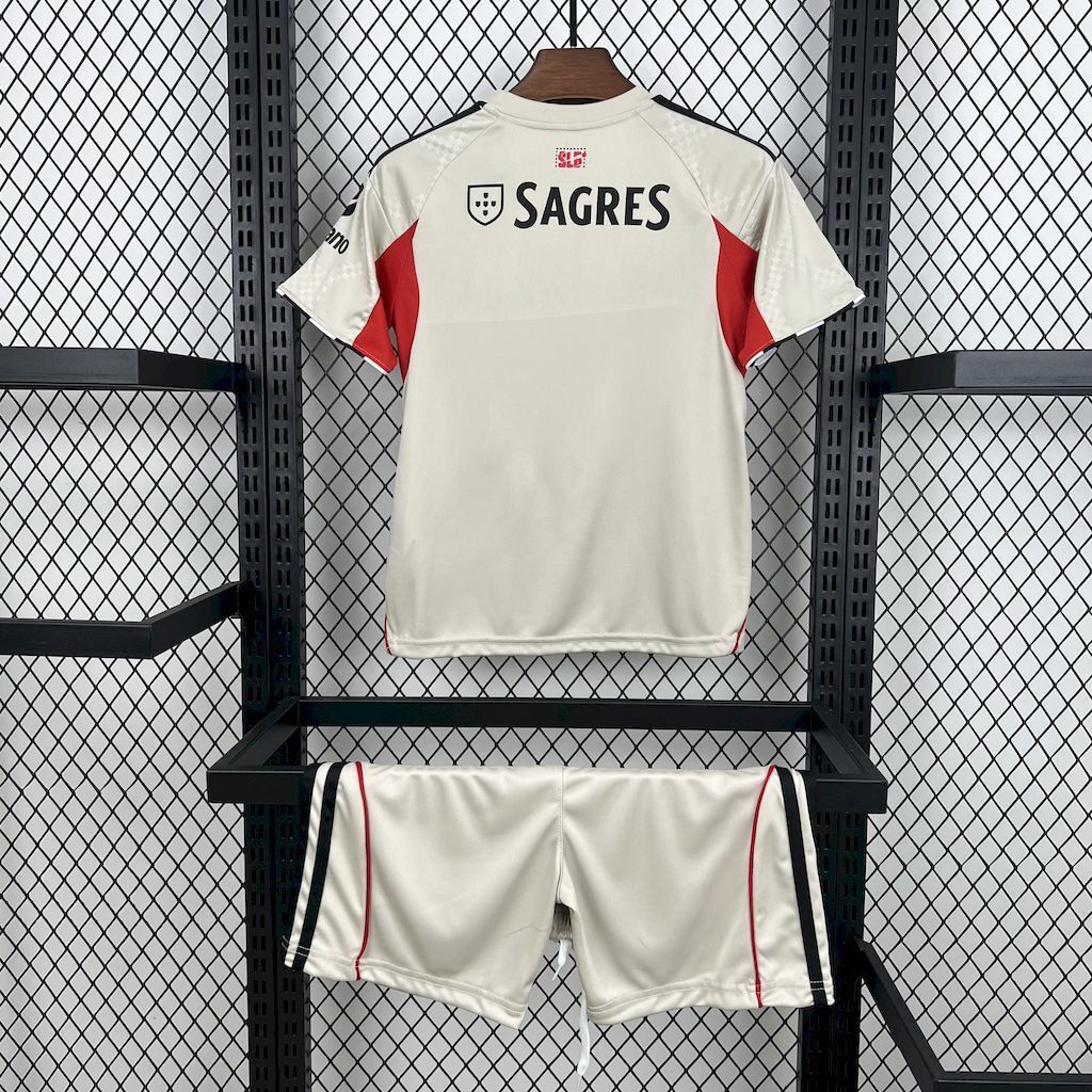 25-26 Benfica Away Kids Jersey