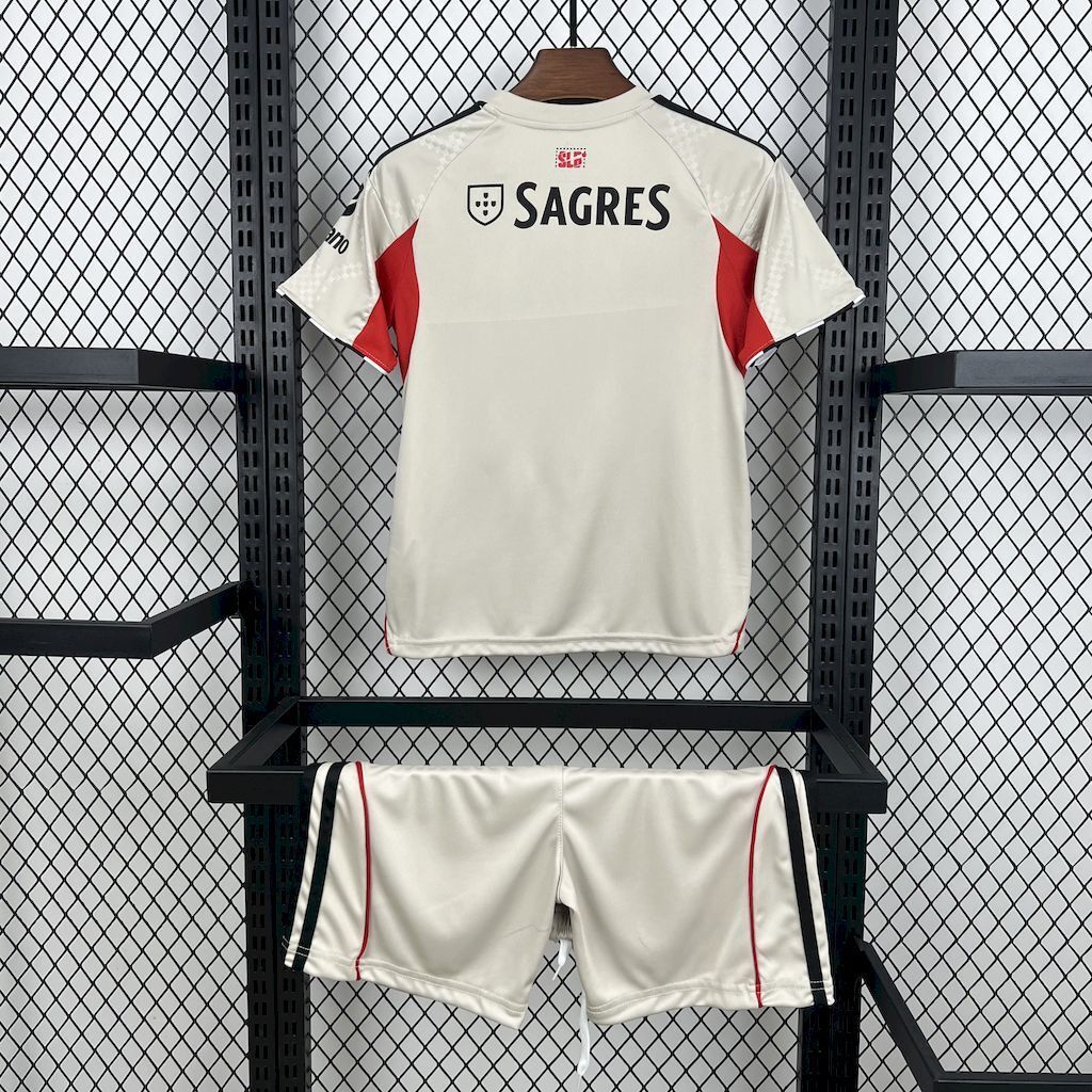 25-26 Benfica Away Kids Jersey