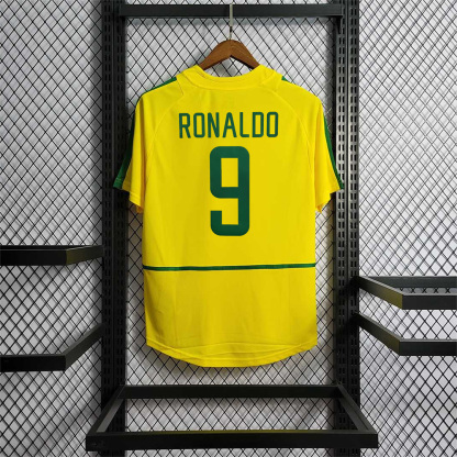 2002 Ronaldo Brazil Home Retro Jersey