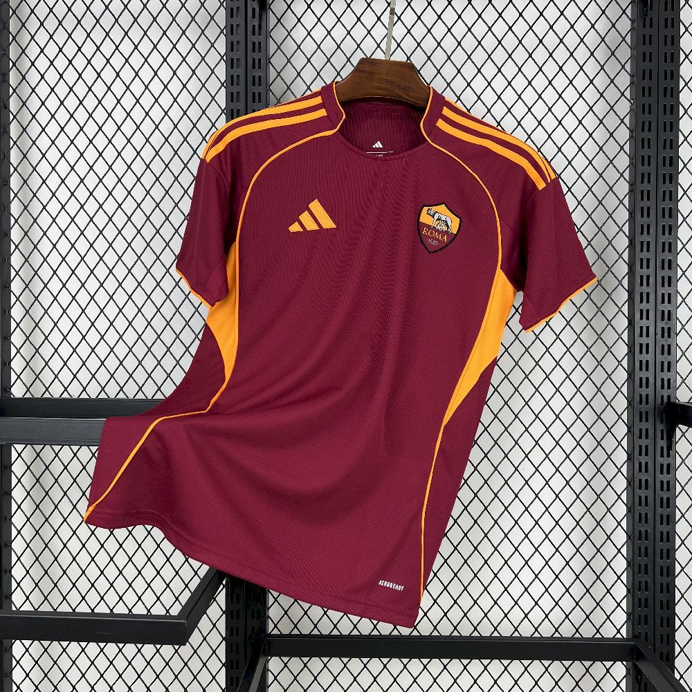 25-26 AS Roma Home Jersey
