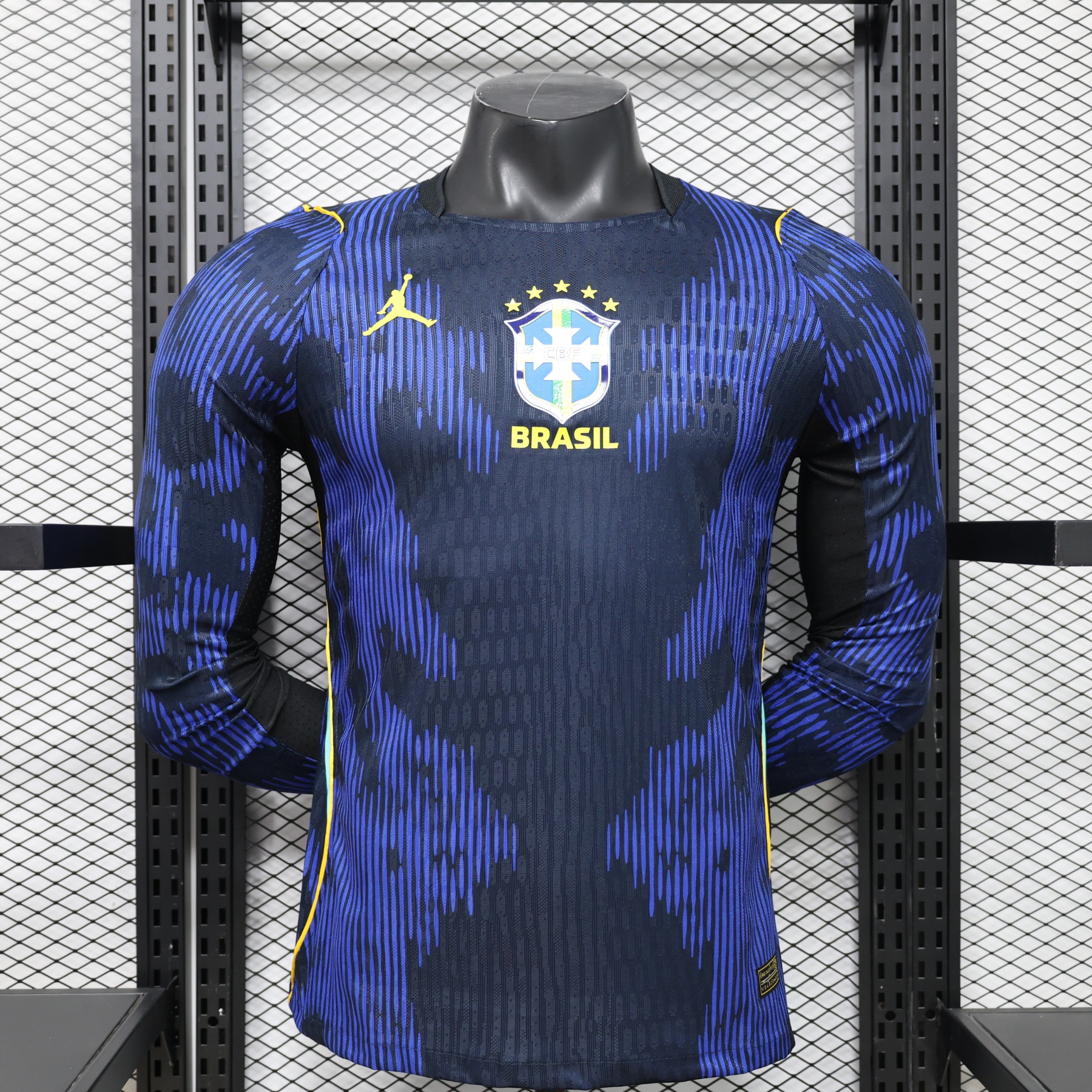2026 World Cup Brazil Away Long Sleeve Jersey