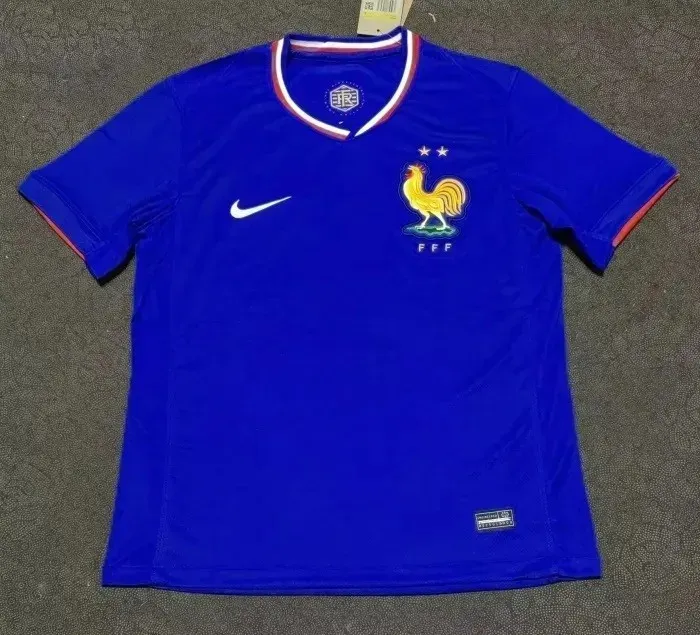 France 2024 Euro Home Player And Fan Version Man Jersey