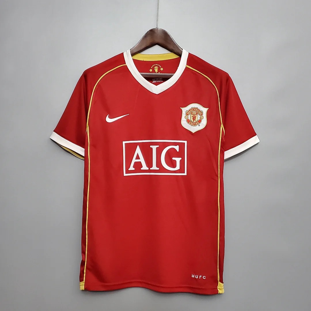 06/07 Retro Manchester United Home  Jersey