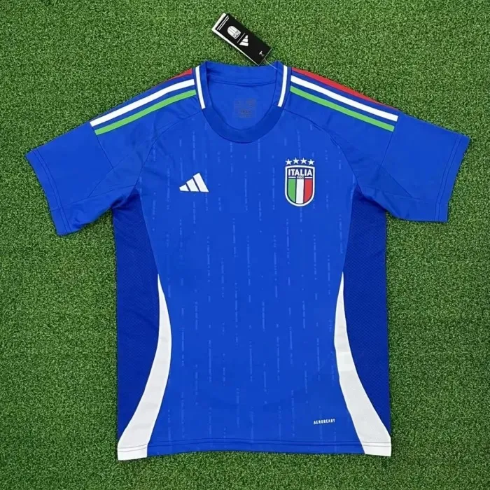 Italy 2024 Euro Home Player And Fan Version Jersey