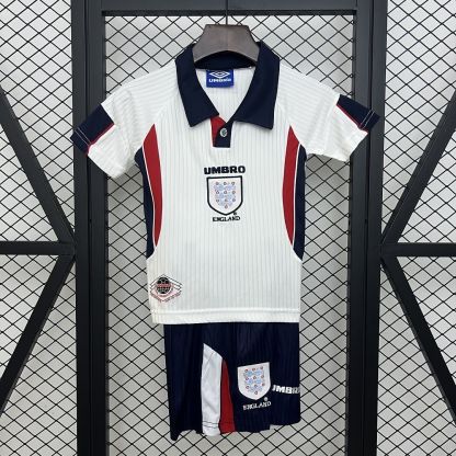 1998 England Home Retro Kids Jersey