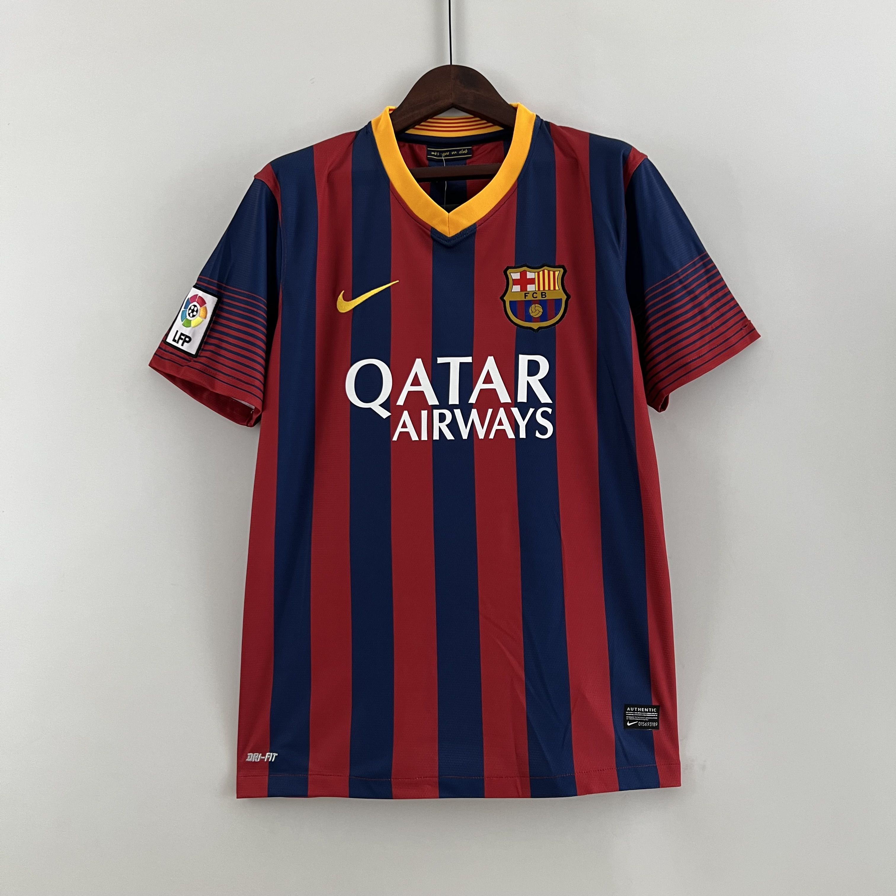 13/14 Retro Barcelona Home Jersey