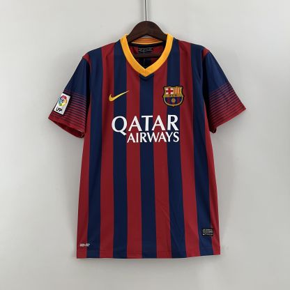 13/14 Retro Barcelona Home Jersey
