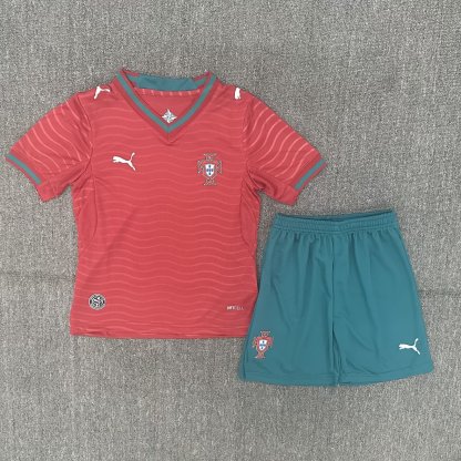 2026 World Cup Portugal Home Kids Jersey