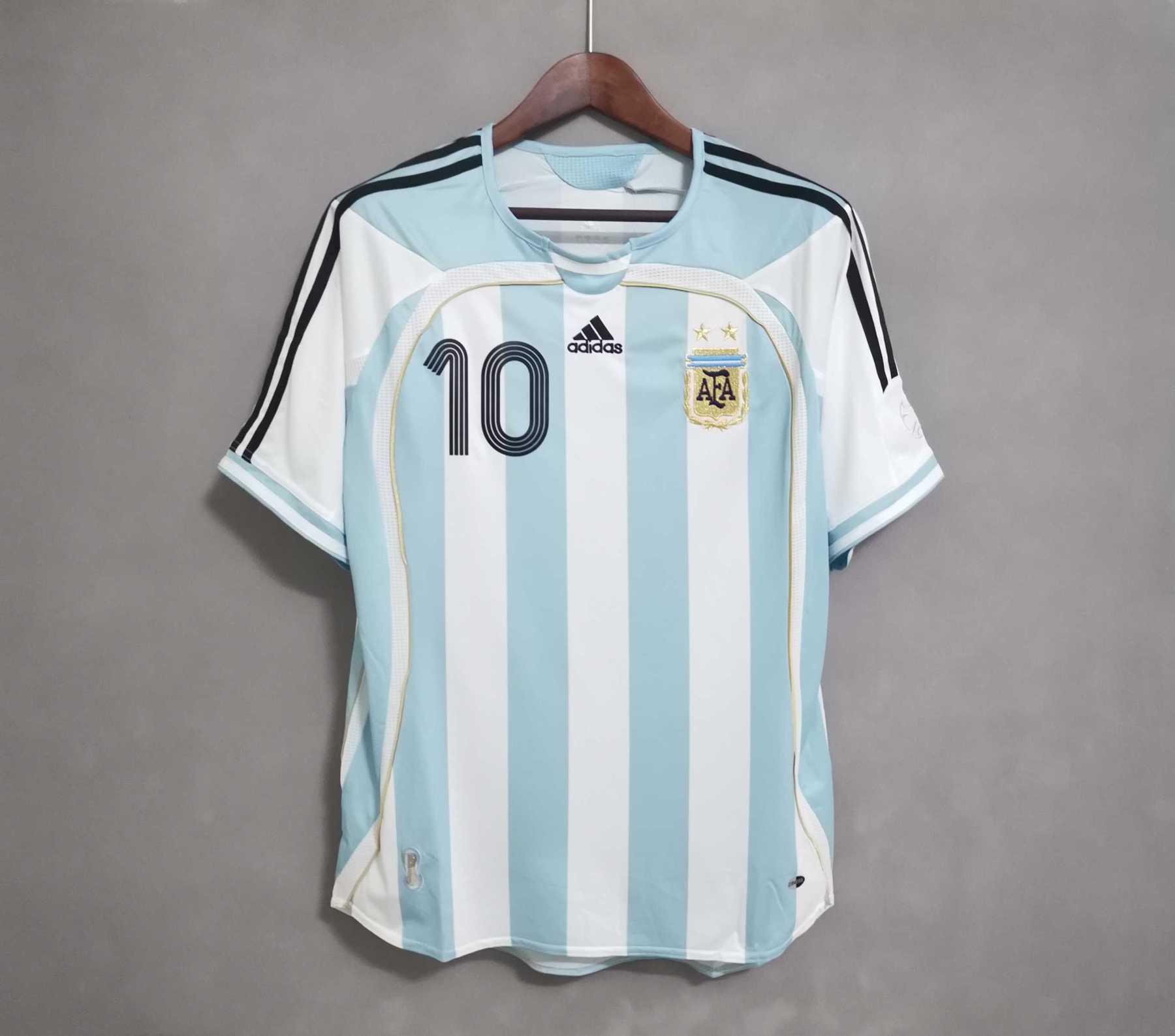 2006 Argentina World Cup Home Retro Jersey